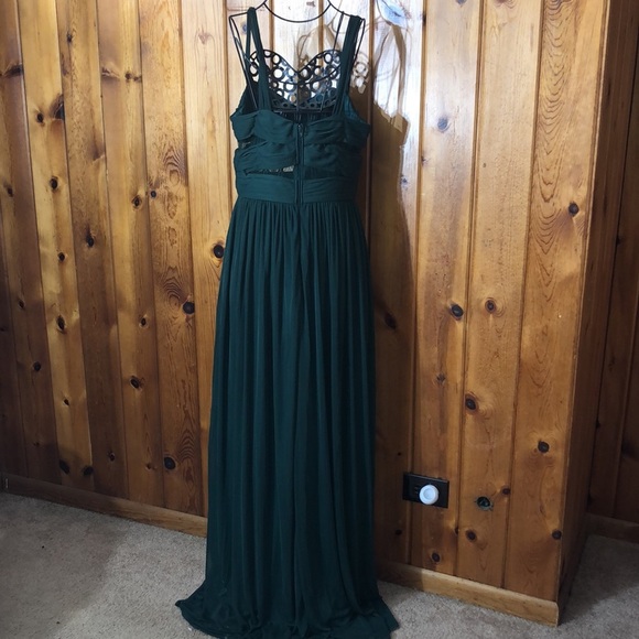 Birdy grey ELSYE DRESS MESH EMERALD bridesmaids dress size medium green wedding​ - Picture 15 of 16